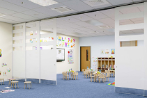 Dynamic Door Hardware for Flexible Educational Spaces by Brio