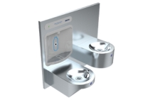 	Double Round Drinking Fountain with Hands-Free Bottle Filler from Britex	