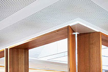 Perforated Acoustic Plaster Ceilings - VoglFuge by Atkar