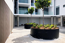 Custom HDPE Planter Boxes for Landscaping from Allplastics