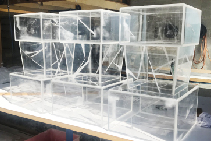 Custom Commercial Ice Block Pieces for Bars from Allstar Plastics