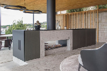 Lowline Double-Sided Fireplaces from Jetmaster