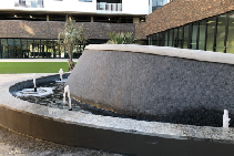 Water Feature Tiling for Wollongong Apartments from LATICRETE