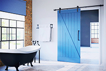 Barn Door Tracks - Open Bar Rail Timber 80 from Brio