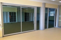 	Acoustic Sliding Glass Doors for Offices by Bildspec	