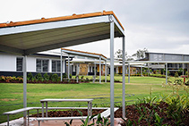 Louvre Windows for Calliope High School by Safetyline Jalousie
