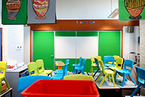 Operable Walls Available in Bright Colours from Bildspec