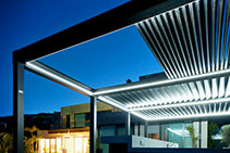 Retractable & Tilting Louvre Roofs from Designer Shade Solutions