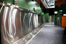 L-shaped Commercial Urinals for Flemington by Britex