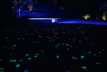 PolyGlow Glow Stones for Concrete from Schneppa Glass