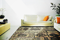 Bohemian Black Russian Rugs from De Poortere