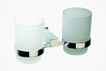 Dual Glass Tumbler Holders for Bathrooms from Tilo Tapware