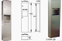 Surface Mounted Paper Towel and Waste Units from Star Washroom