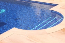 	Natural Stone Curved Coping for Pools by KHD	