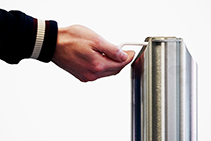 Sanitiser Dispenser Bollards by Sterling from The WDS Group