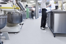 	Slip Resistant Adhesive Free Flooring for Commercial Kitchens by Forbo	
