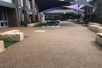 	Slip Resistant Outdoor Paving for Schools by StoneSet	