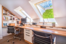 	Attic Office Conversion by Attic Ladders	