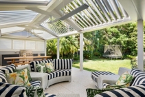 	Motorised Louvre for A Frame Roofs by Vergola	