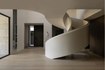 	American Oak Staircase with Winding Balustrade by S&A Stairs	