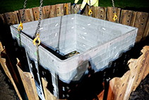 Modular Access Pits for Substation Relocation by CUBIS Systems