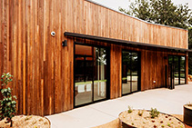 Spotted Gum Custom Cladding by TIMBECK Architectural