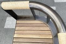 	Dark Bronze Street Furniture at Opera Residences by Astor Metal Finishes	