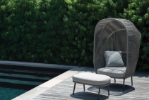 	Cocoon Chair with Footstool by Cosh Outdoor Living	