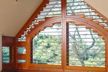 	Red Cedar Plantation Shutters by Open Shutters	