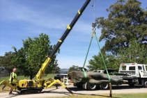 	Lifting and Loading of Sculptures for Hire by Preston Hire	