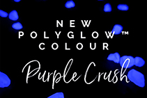 Purple Crush Glow in the Dark Stones New from Schneppa Glass