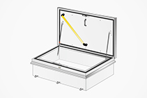 Standard Roof Access Hatches - RHT from Gorter Hatches