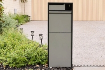 	Letterbox with Parcel Drawer by Simons Seconds	