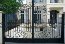 	Remote Control Wrought Iron Gates by Budget Wrought Iron	