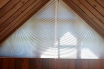 	Triangle Fan Blinds for Attic Windows by Verosol	