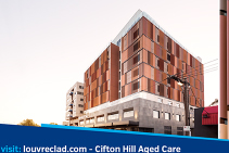 Bespoke Vertical Louvre Facades for Aged Care from Louvreclad