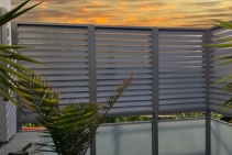 	Fixed Louvre Screens for Balconies by Superior Screens	