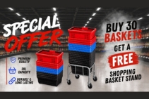 	Shopping Baskets Plus Stand Promo by SI Retail	