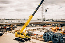 80T Hydraulic Crawler Crane Hire from Preston Hire