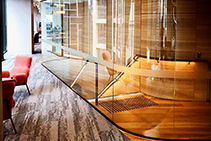 Glazed & Curved Glass Stairwells by Bent & Curved Glass