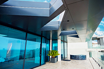 Custom-shaped Roof Windows for Modern Home by Atlite Skylights
