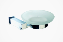 Chalcedony Glass Soap Dish from Tilo Tapware