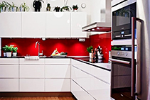 Statement Metallic Splashbacks by Reflections Splashback