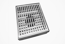 100mm Stainless-steel Square Outlets from Vincent Buda & Co