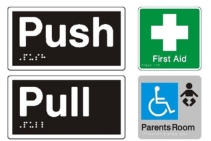 	Braille in Parks, Transport and Business from Hillmont Braille Signs	