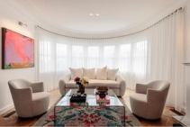 	Curtains for Curved Bay Windows by Solis	