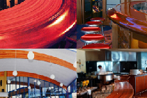 Decorative Interior Curved Glulam Timber from DGI