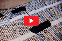 Underfloor Electric Heating Mat Install with dPP Hydronic Heating