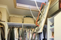 	Powder-Coated Steel Ladder for Attics by Attic Ladders	