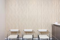 	Raw Finish 3D Flow Panels for DIY Painting by 3D Wall Panels	